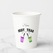 Gobelets En Papier bulle de thé boba thé bébé (Recto)