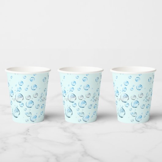 Gobelets En Papier Bulles bleues (Multi)