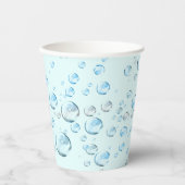 Gobelets En Papier Bulles bleues (Recto)