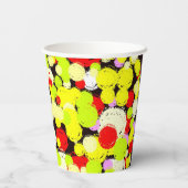 Gobelets En Papier Bulles colorées (Verso)
