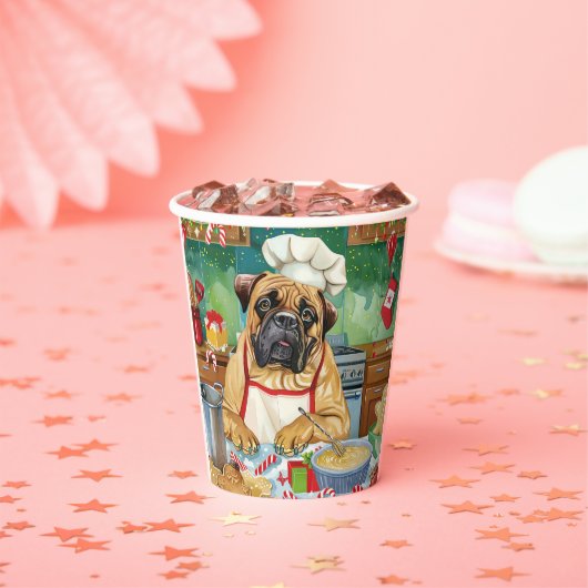 Gobelets En Papier Bullmastiff Fête Baking : Noël festif (Insitu)