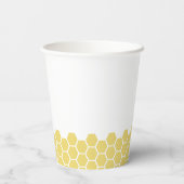 Gobelets En Papier Bumblebee si doux à être un 1er anniversaire (Verso)