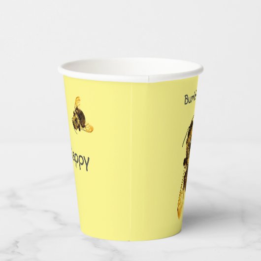 Gobelets En Papier Bumblebees Jaunes Abees Heureux (Droite)
