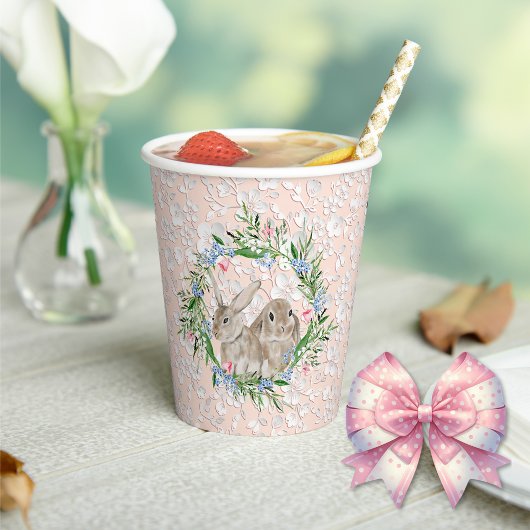 Gobelets En Papier Bunnies de Pâques 2