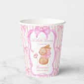 Gobelets En Papier Bunny baby shower arc rose monogrammed (Verso)