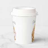 Gobelets En Papier Bunny Baby shower fille rose (Droite)