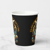 Gobelets En Papier Bunny de Pâques Steampunk (Gauche)