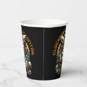 Gobelets En Papier Bunny de Pâques Steampunk (Droite)