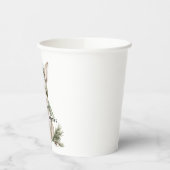 Gobelets En Papier Bunny Rabbit Green Hat Christmas (Gauche)