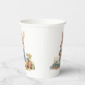 Gobelets En Papier Bunny Sur Le Chemin Baby shower Garçon Peter Rabbi (Droite)