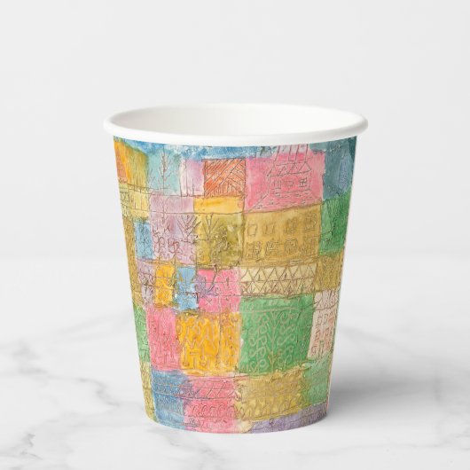 Gobelets En Papier Bunte Landschaft - Paul Klee (Verso)