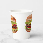 Gobelets En Papier Burger tasses (Gauche)