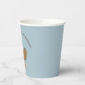 Gobelets En Papier Buse à queue rousse en vol fête d'anniversaire  (Gauche)