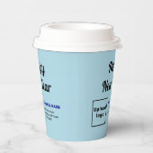 Gobelets En Papier Business New Year Light Blue Paper Cup (Droite)