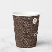 Gobelets En Papier Business Promotional Logo & Name (Droite)