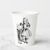 Gobelets En Papier Buvez-moi Alice au pays des merveilles (Recto)