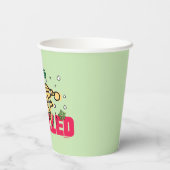 Gobelets En Papier cacahuètes | Bois de Noël Eblouissez (Verso)