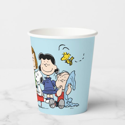 Gobelets En Papier cacahuètes | Charlie Brown et Gang (Verso)