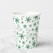 Gobelets En Papier cacahuètes | Christmas Snoopy Let It Snow Motif (Gauche)