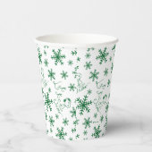 Gobelets En Papier cacahuètes | Christmas Snoopy Let It Snow Motif (Droite)