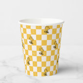 Gobelets En Papier cacahuètes | Drapeau À damiers bois (Gauche)