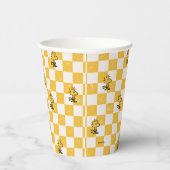 Gobelets En Papier cacahuètes | Drapeau À damiers bois (Droite)