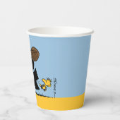 Gobelets En Papier cacahuètes | Football Snoopy & Woodstock (Verso)