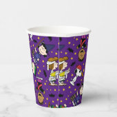 Gobelets En Papier cacahuètes | Happy Halloween Motif (Droite)