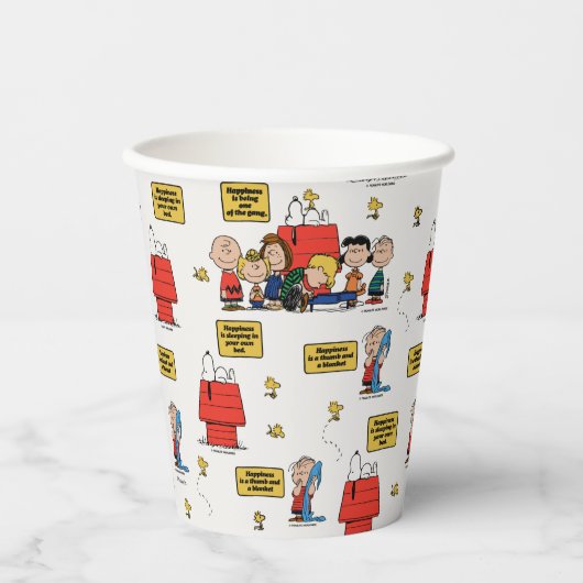 Gobelets En Papier cacahuètes | Le bonheur, c'est... (Recto)