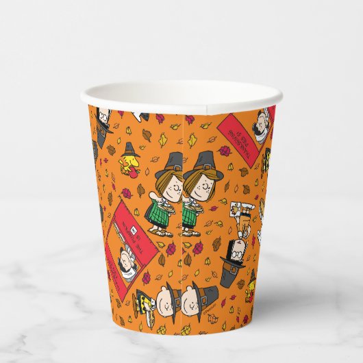 Gobelets En Papier cacahuètes | MOTIF BON THANKSGIVING (Droite)