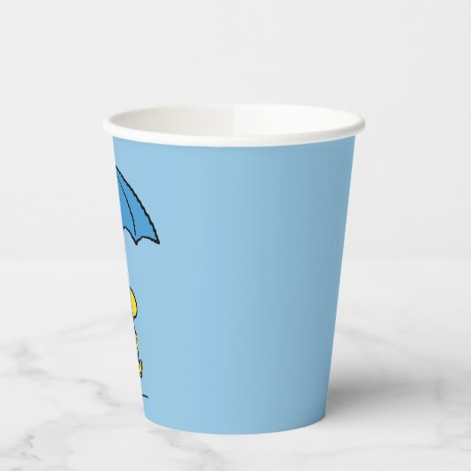 Gobelets En Papier cacahuètes | Parapluie bleu Woodstock (Gauche)