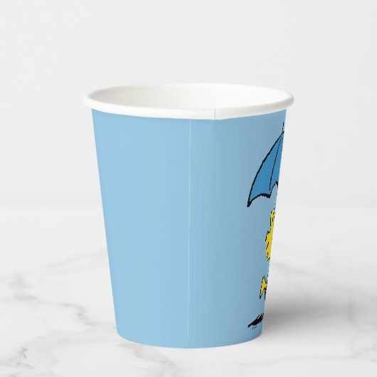 Gobelets En Papier cacahuètes | Parapluie bleu Woodstock (Droite)