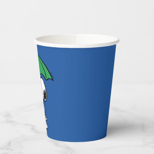 Gobelets En Papier cacahuètes | Parapluie vert Snoopy (Gauche)