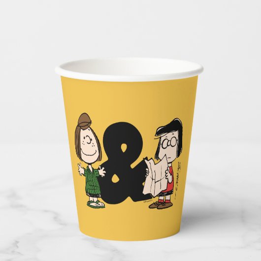 Gobelets En Papier cacahuètes | Pepperment Patty & Marcie (Recto)