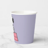Gobelets En Papier cacahuètes | Snoopy à la machine à écrire (Gauche)