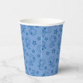 Gobelets En Papier cacahuètes | Snoopy Blue Space Astronaut Motif (Droite)