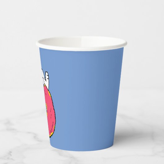 Gobelets En Papier cacahuètes | Snoopy Donut rose (Gauche)