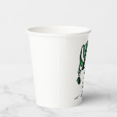 Gobelets En Papier cacahuètes | Snoopy Green Casquette de neige (Droite)