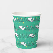 Gobelets En Papier cacahuètes | Snoopy Ho Ho Ho Noël Motif (Verso)
