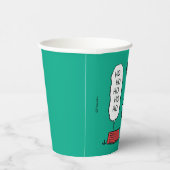 Gobelets En Papier cacahuètes | Snoopy Ho Ho Ho Plat alimentaire (Droite)