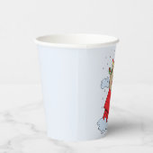 Gobelets En Papier cacahuètes | Snoopy l'As Volant à Noël (Droite)