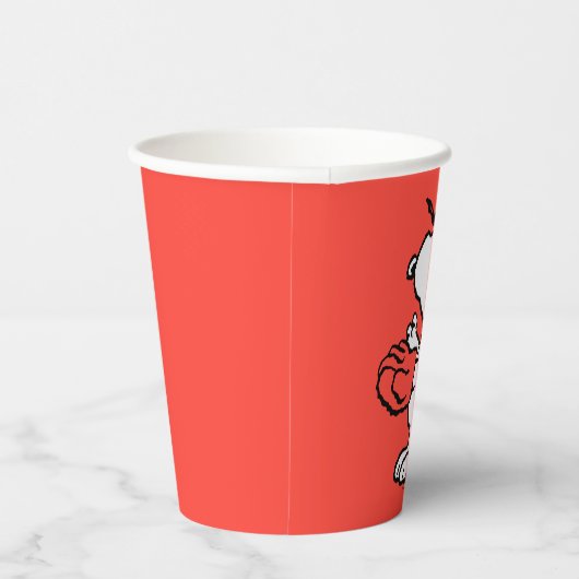 Gobelets En Papier cacahuètes | Snoopy Making the Catch (Droite)