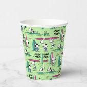 Gobelets En Papier cacahuètes | Snoopy Ocean High Tide Motif (Droite)