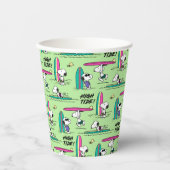 Gobelets En Papier cacahuètes | Snoopy Ocean High Tide Motif (Recto)