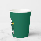 Gobelets En Papier cacahuètes | Snoopy Père Noël & Woodstock Cadeau (Gauche)