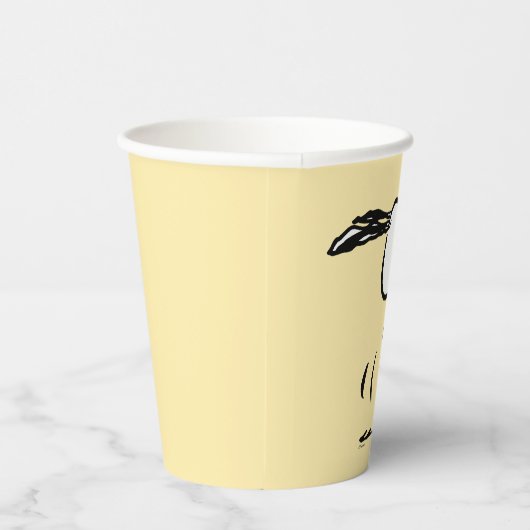 Gobelets En Papier cacahuètes | Snoopy Running (Droite)
