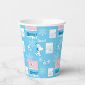 Gobelets En Papier cacahuètes | Snoopy Snow Day Motif (Gauche)