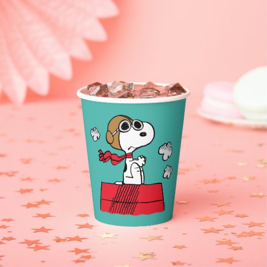 Gobelets En Papier cacahuètes | Snoopy the Flying Ace (Insitu)
