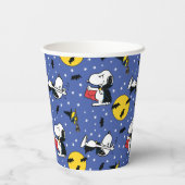 Gobelets En Papier cacahuètes | Snoopy Vampire Motif (Verso)