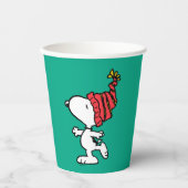 Gobelets En Papier cacahuètes | Snoopy Winter Beanie Casquette (Recto)